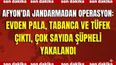 Afyonkarahisar İl Jandarma Komutanlığı tarafından yürütülen titiz çalışmalar sonucunda, merkez