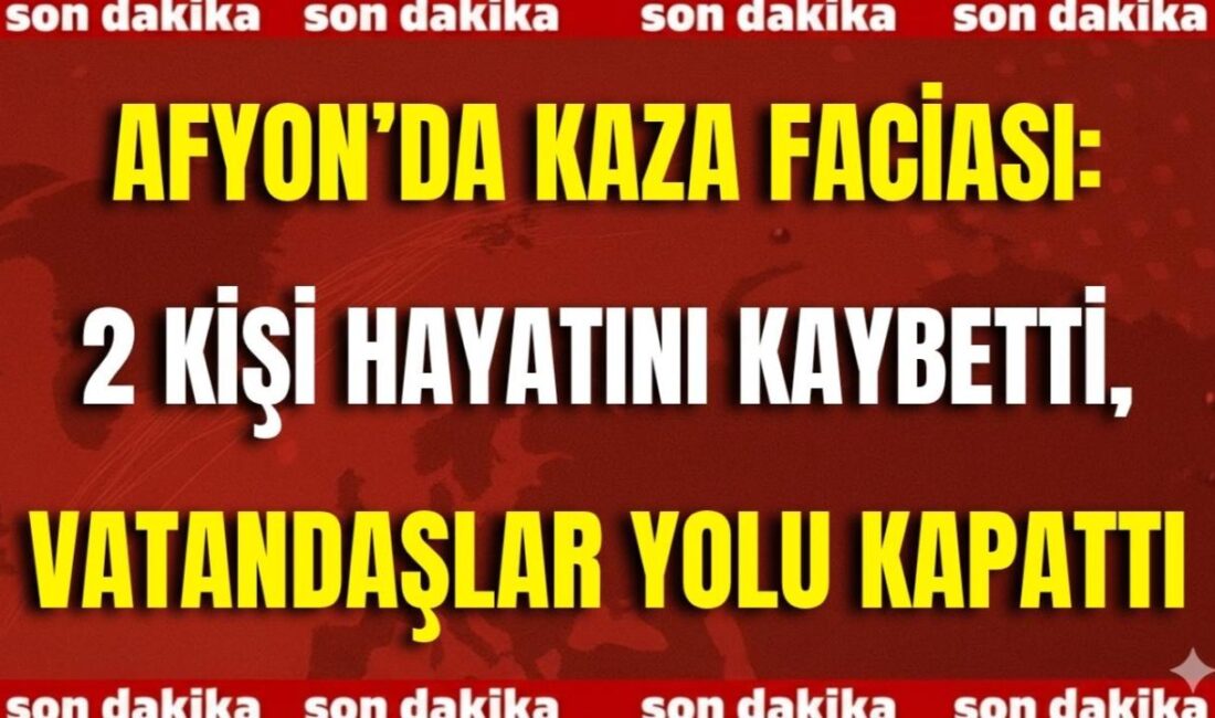 Afyonkarahisar – Antalya karayolunun Akören Kasabası mevkiinde meydana gelen trafik