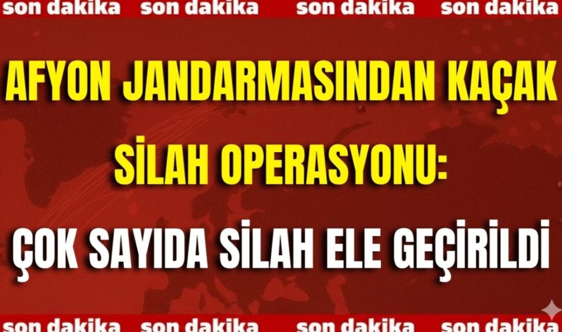 Afyonkarahisar İl Jandarma Komutanlığı tarafından yapılan açıklamaya göre, gerçekleştirilen operasyonlarda 14