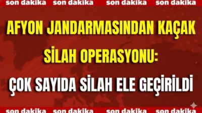 Afyonkarahisar İl Jandarma Komutanlığı tarafından yapılan açıklamaya göre, gerçekleştirilen operasyonlarda 14