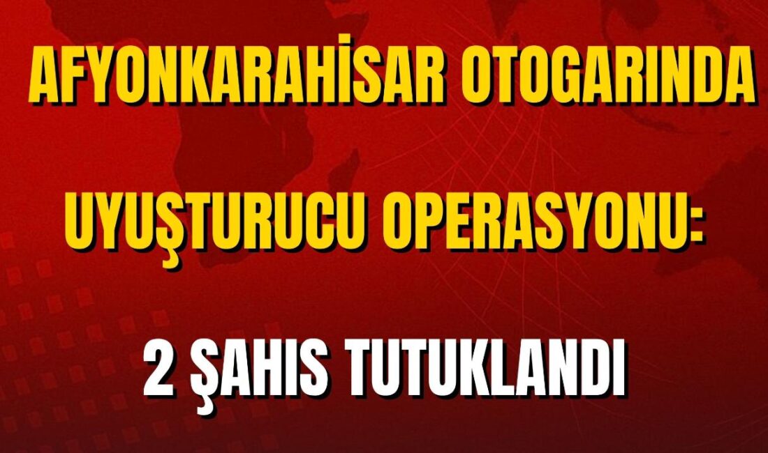 Afyonkarahisar’da şehirlerarası otogarda polis ekipleri tarafından yapılan denetimde, 50 gram