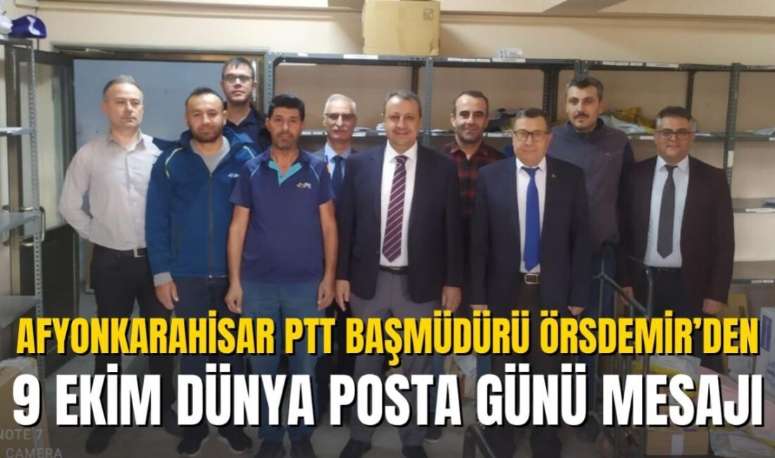 Başmüdür Örsdemir mesajında, “Evrensel Posta Birliği’nin (UPU) 151. kuruluş yıl