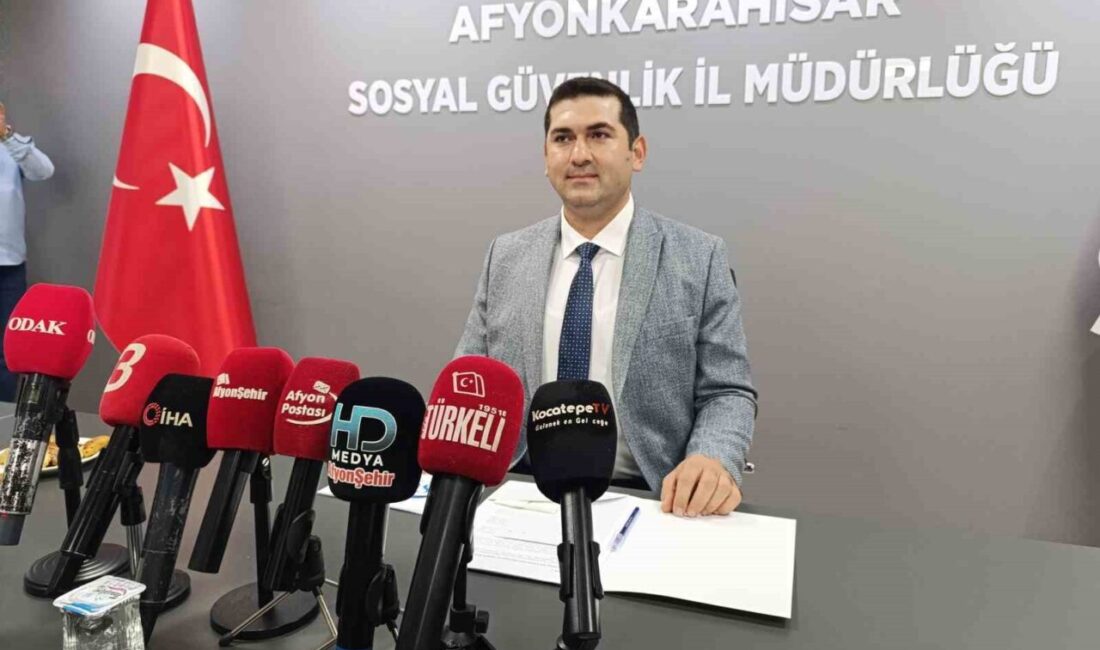 Sosyal Güvenlik Kurumu (SGK) Afyonkarahisar İl Müdürü Süleyman Çelikbaş, kentteki