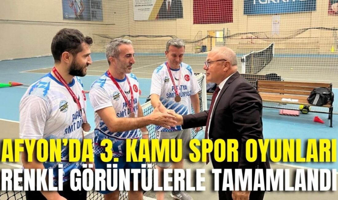 Kamu çalışanlarının spora olan ilgisini artırmak ve kurumlar arası kaynaşmayı