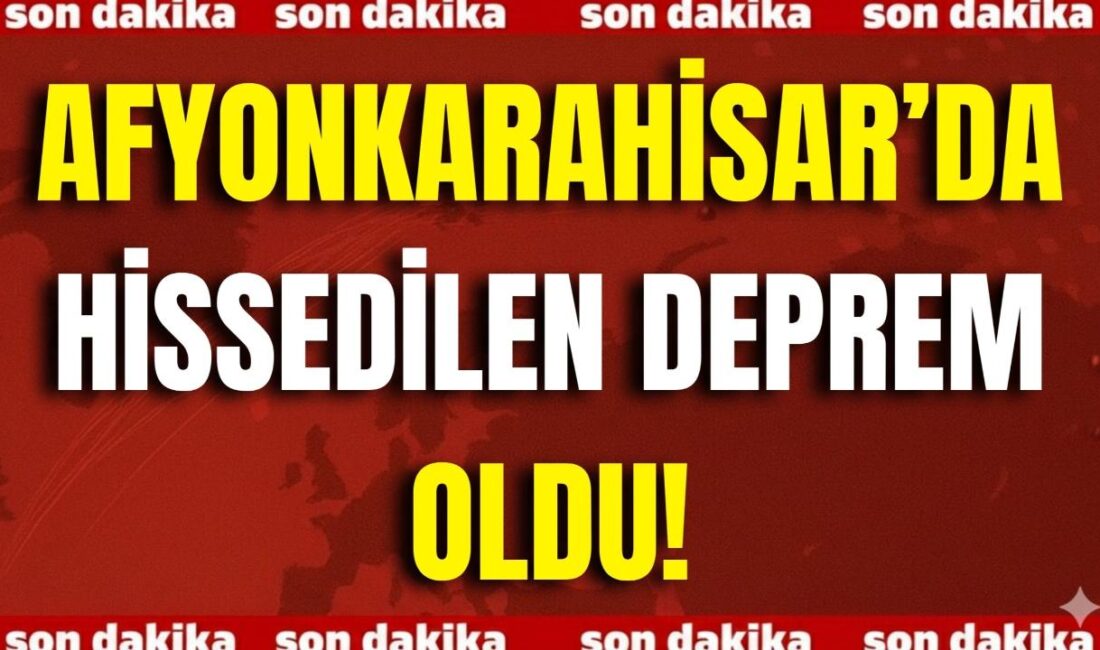 Afet ve Acil Durum Yönetimi Başkanlığı (AFAD) tarafından yapılan açıklamaya