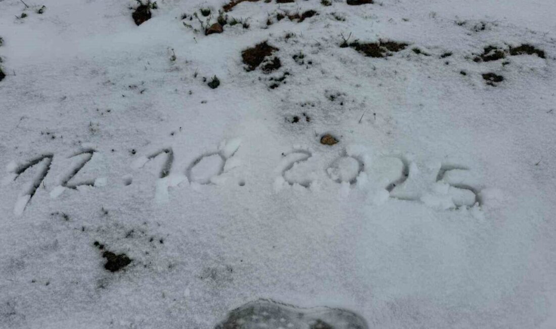 Afyonkarahisar’da mevsimin ilk karı yaklaşık 2 bin 300 rakımlı Yellibel