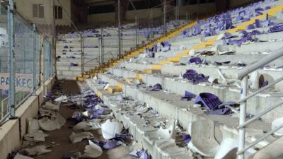 Afyonkarahisar’da oynanan Afyonspor-Eskişehirspor maçı sonrası yaşanan tribün olaylarında 2 bine