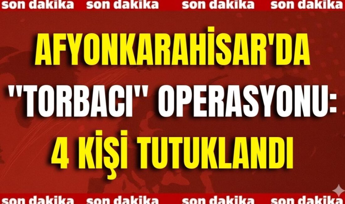 Afyonkarahisar İl Emniyet Müdürlüğü ekipleri, “torbacı” olarak tabir edilen sokak