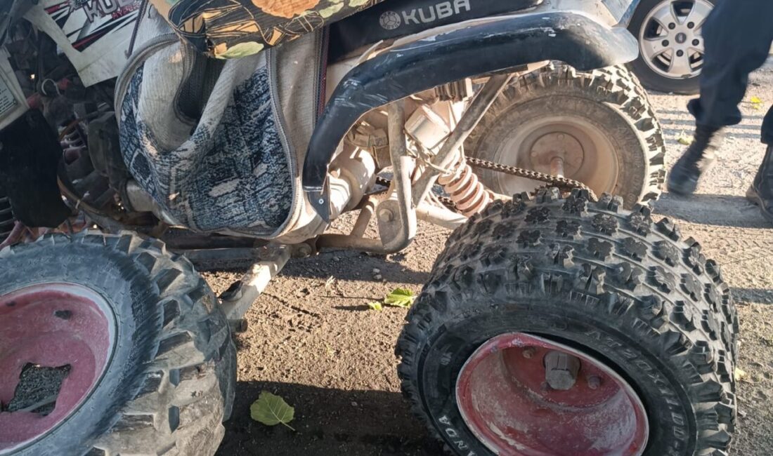 AFYONKARAHİSAR (AA) – Afyonkarahisar'ın Emirdağ ilçesinde yolcu otobüsünün çarptığı ATV