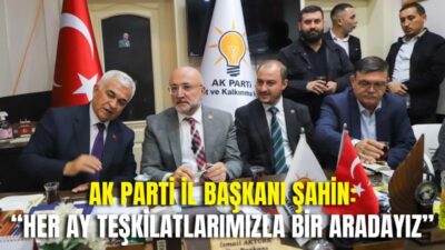 AK Parti Afyonkarahisar İl Başkanlığı tarafından her ay düzenlenen İlçe