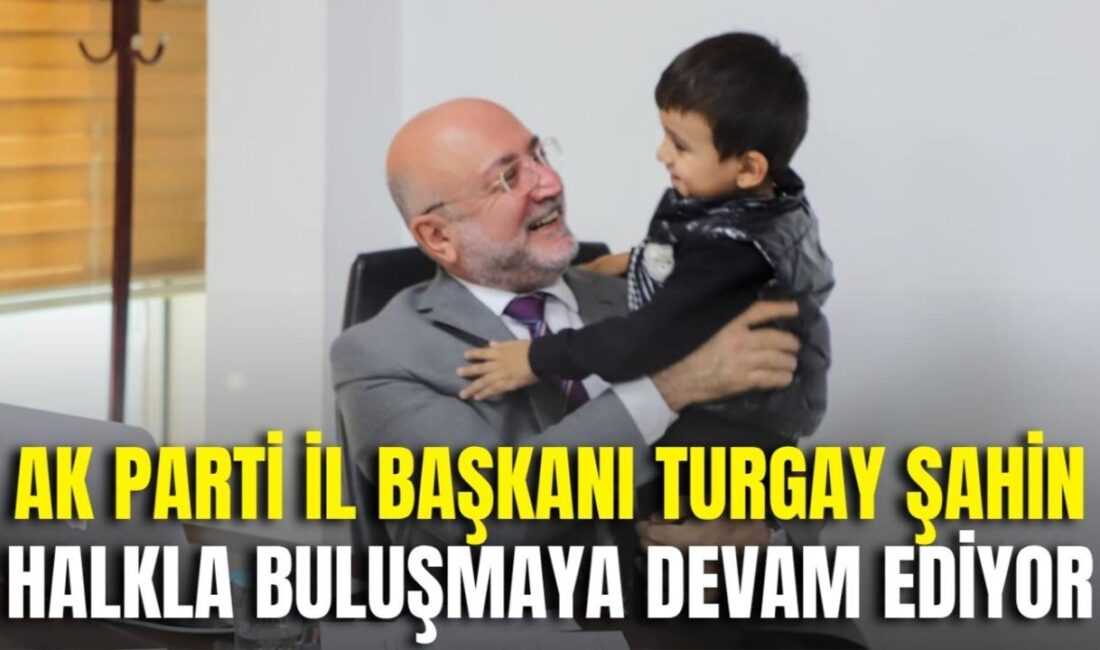 AK Parti Afyonkarahisar İl Başkanı Av. Turgay Şahin, halk günü