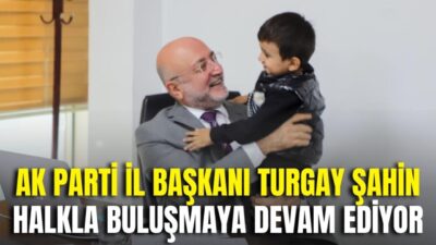 AK Parti Afyonkarahisar İl Başkanı Av. Turgay Şahin, halk günü