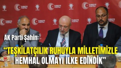 AK Parti Afyonkarahisar İl Başkanı Av. Turgay Şahin, ilçe danışma