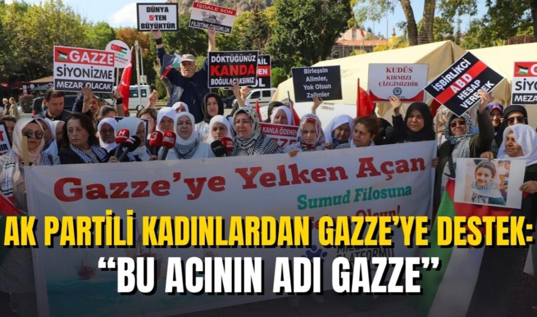 AK Parti Afyonkarahisar İl Kadın Kolları Başkanlığı tarafından düzenlenen “Gazze