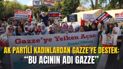 AK Parti Afyonkarahisar İl Kadın Kolları Başkanlığı tarafından düzenlenen “Gazze