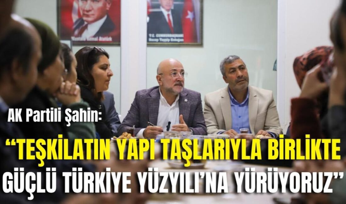 AK Parti Afyonkarahisar İl Başkanı Av. Turgay Şahin’in başkanlığında, teşkilatın