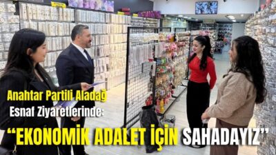 Anahtar Parti Afyonkarahisar İl Başkanlığı, İl Başkanı Üzeyir Aladağ ve