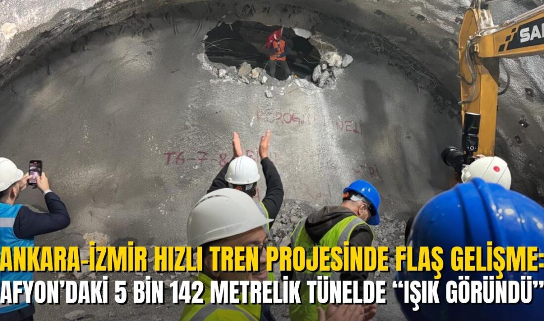 Ankara-İzmir Yüksek Hızlı Tren (YHT) projesinde önemli bir aşama daha