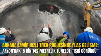 Ankara-İzmir Yüksek Hızlı Tren (YHT) projesinde önemli bir aşama daha