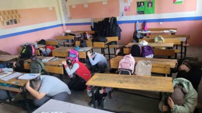 Gerçekleştirilen tatbikatlar ilgili Bolvadin İlçe Milli Eğitim Müdürlüğünden yapılan yazılı