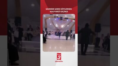 Bursa’da bir düğünde, sahnede şarkı söylediği sırada kalp krizi geçiren