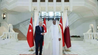 Cumhurbaşkanı Recep Tayyip Erdoğan, Kuveyt’teki temaslarını tamamlayarak Katar’ın başkenti Doha’ya