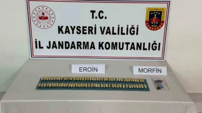 Kayseri İl Jandarma Komutanlığı ekipleri, istihbarat çalışmaları sonucunda yol kontrol