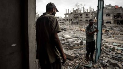 Gazze Şeridi’nde, İsrail’in 7 Ekim 2023’te başlattığı saldırıların ardından yaşanan