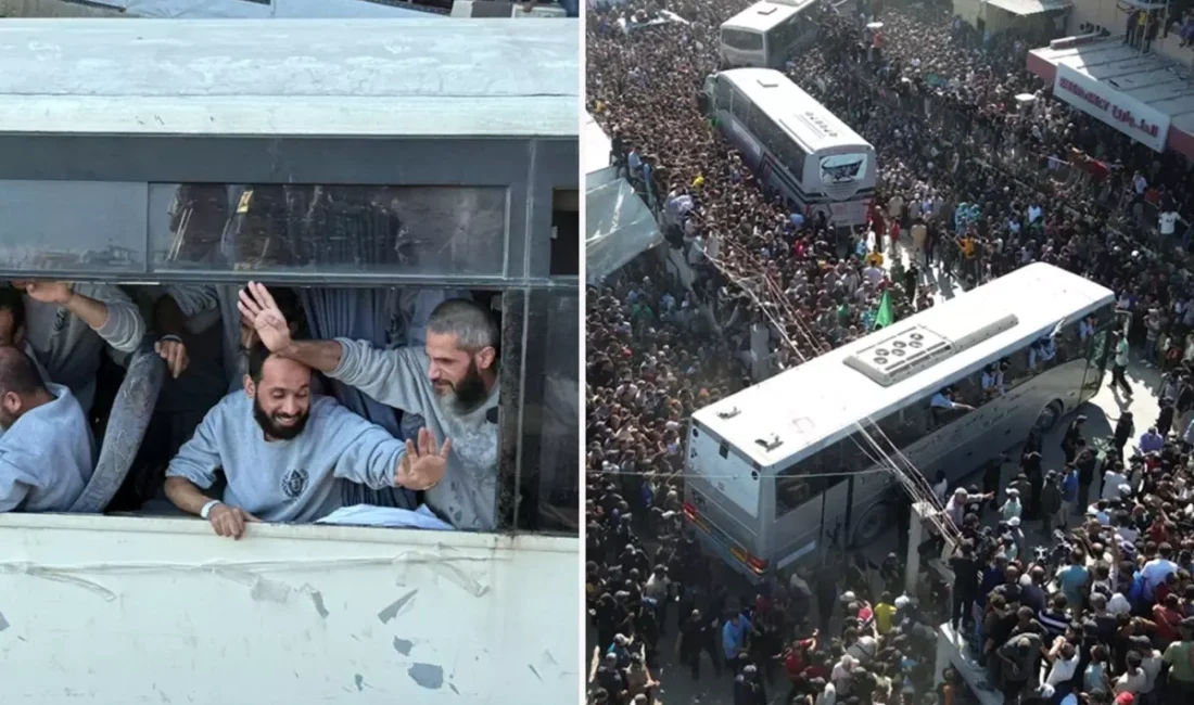 İsrail’in ateşkes anlaşması kapsamında serbest bıraktığı Filistinli esirler, Uluslararası Kızılhaç