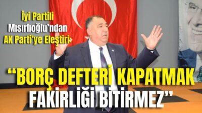 Afyonkarahisar’da AK Parti teşkilatının iki mahalle bakkalında vatandaşların veresiye borçlarını