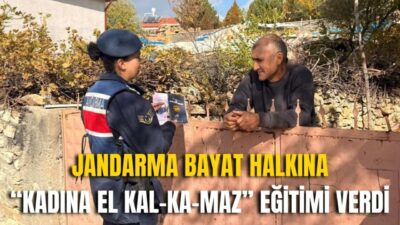 Afyonkarahisar İl Jandarma Komutanlığı, kadına yönelik şiddetle mücadele ve farkındalık