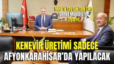 Milliyetçi Hareket Partisi (MHP) Afyonkarahisar Milletvekili Mehmet Taytak, Toprak Mahsulleri