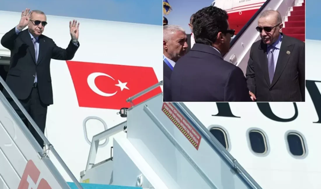 Gazze zirvesine katılmak üzere Mısır’a giden Cumhurbaşkanı Recep Tayyip Erdoğan’ın