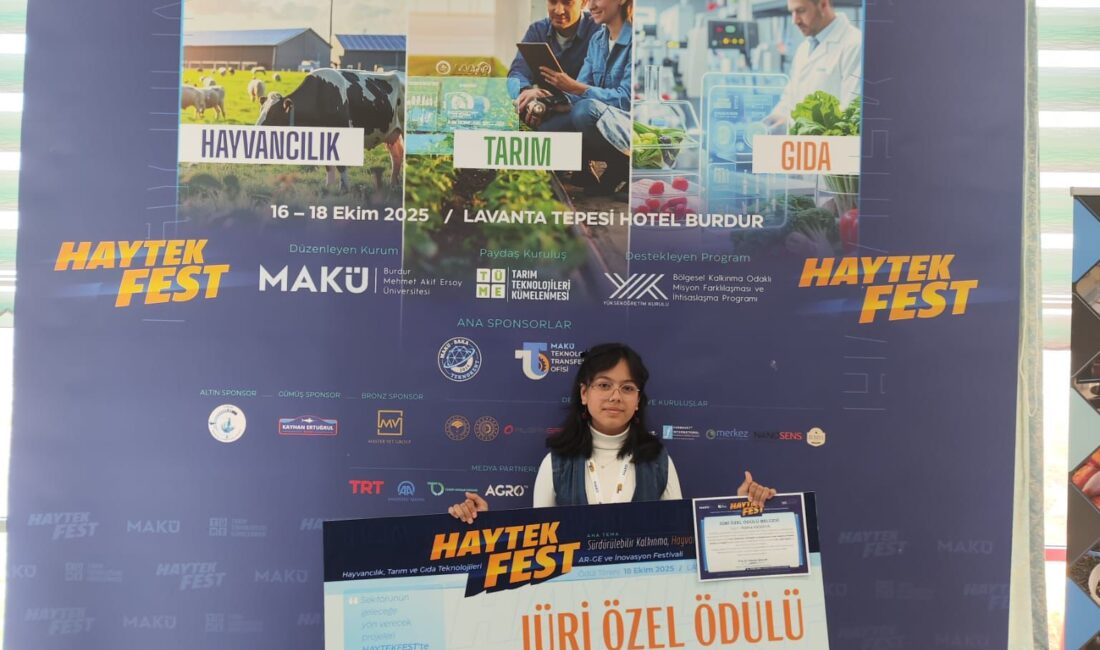 Danışman öğretmenleri Selda Topal rehberliğinde yarışmaya 3 proje ile katılan