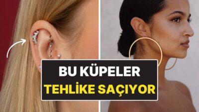Kulağa birçok küpe takmak kabul edelim ki birçoğumuz için estetik.