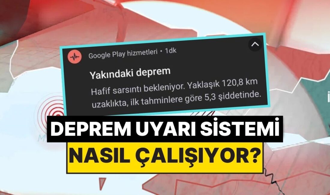 Bazen sosyal medyada “Depremden birkaç saniye önce uyarı aldım” diyen