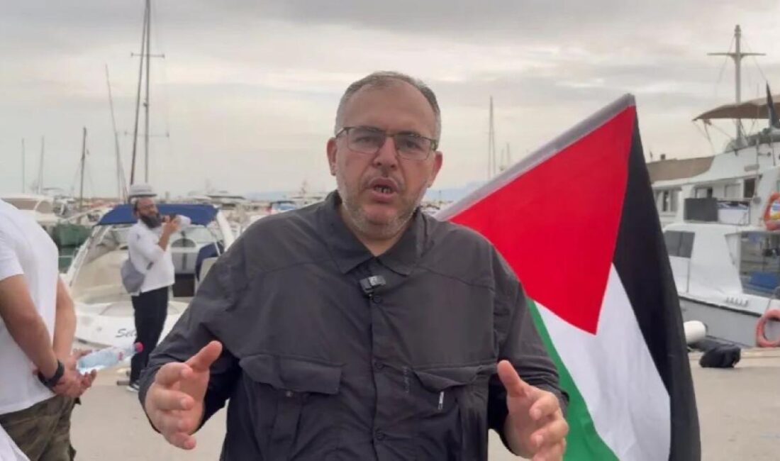 Gazze’ye insani yardım ulaştırmak amacıyla yola çıkan Sumud Filosunda bulunan