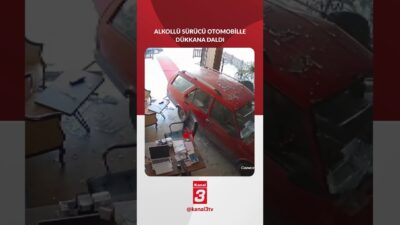 Ankara’nın Sincan ilçesinde, sabah 05.45’te alkollü sürücü C.Ö. (20) kontrolünü