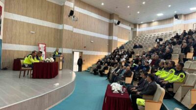 Eğitim çalışması Afyonkarahisar İl Jandarma Komutanlığı ve İl Emniyet Müdürlüğüne