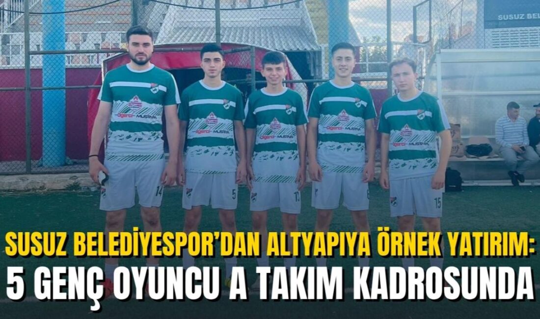 Afyonkarahisar’ın Susuz beldesini futbol arenasında başarıyla temsil eden Susuz Belediyespor,