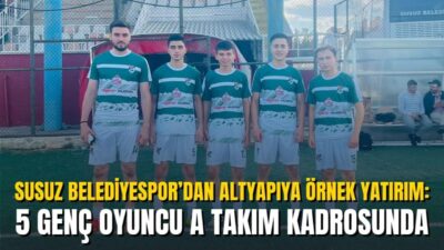 Afyonkarahisar’ın Susuz beldesini futbol arenasında başarıyla temsil eden Susuz Belediyespor,