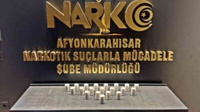 Afyonkarahisar’da polis tarafından torbacı diye tabir edilen uyuşturucu satıcılarına yönelik