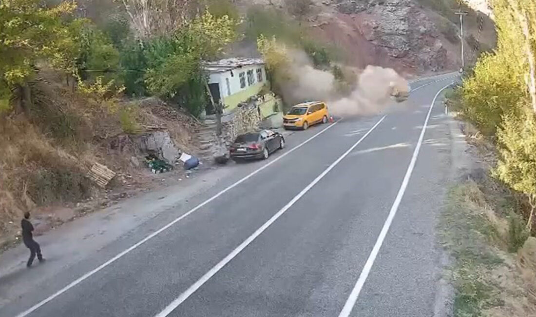 Olay, Tunceli-Erzincan karayolu Kutu Deresi mevkiinde meydana geldi. Dağlık alanda