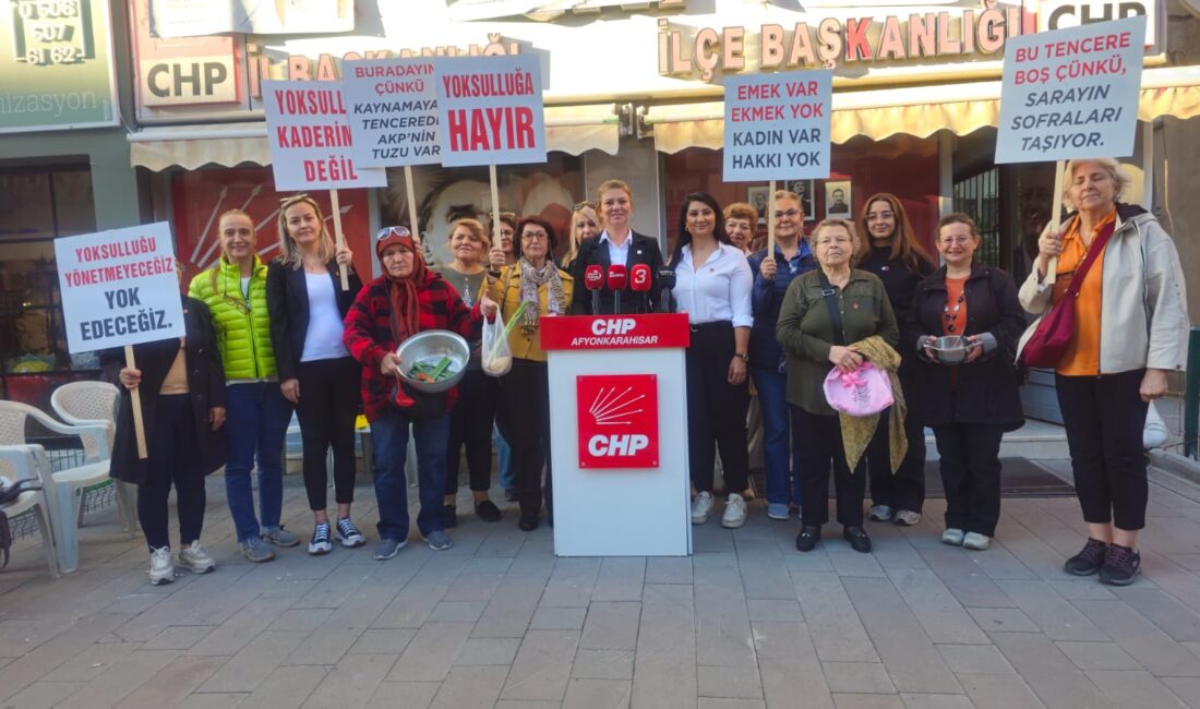 İl Kadın Kolları Başkan Yardımcısı Selda Ergüler, yoksulluğun Türkiye’de artık