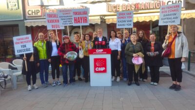 İl Kadın Kolları Başkan Yardımcısı Selda Ergüler, yoksulluğun Türkiye’de artık