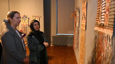 Sergi açılışına GSF Dekanı Prof. Dr. Şerife Ebru Okuyucu, Dekan