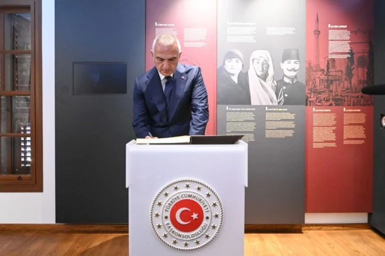 Restorasyonu tamamlanan Selanik Atatürk Evi açıldı | Bakan Ersoy açıkladı: Daha önce bilinmeyen belge ve fotoğraflar sergilenecek