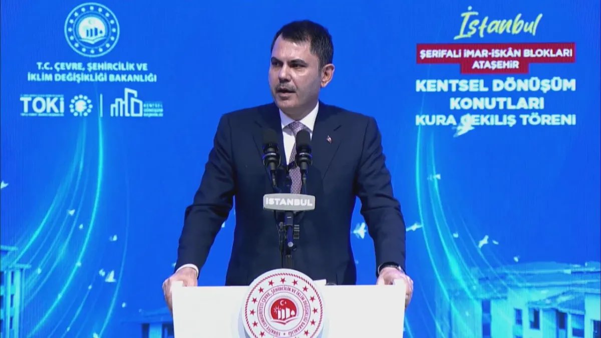 Çevre, Şehircilik ve İklim Değişikliği Bakanı Murat Kurum, Ataşehir Şerifali