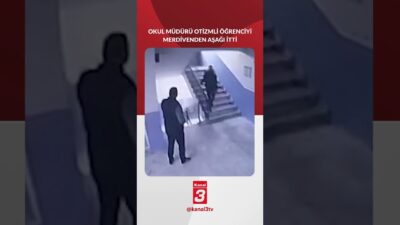 Manisa’nın Turgutlu ilçesinde, otizmli öğrenciyi merdivenden ittiği iddia edilen okul