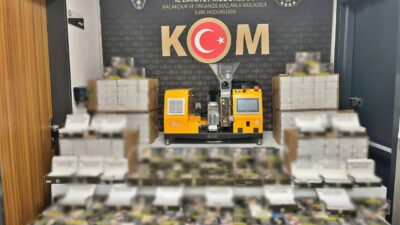 AFYONKARAHİSAR (AA) – Afyonkarahisar'da düzenlenen operasyonda 91 bin 400 makaron